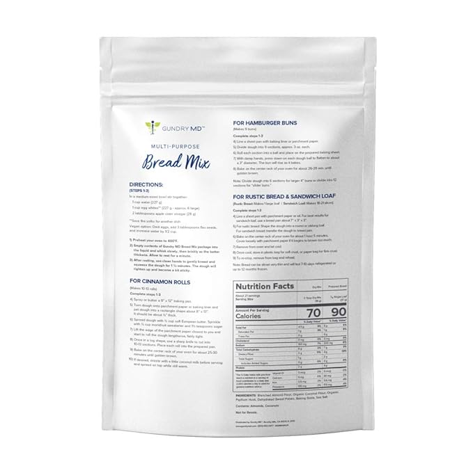 Gundry MD Multi-Purpose Bread Mix