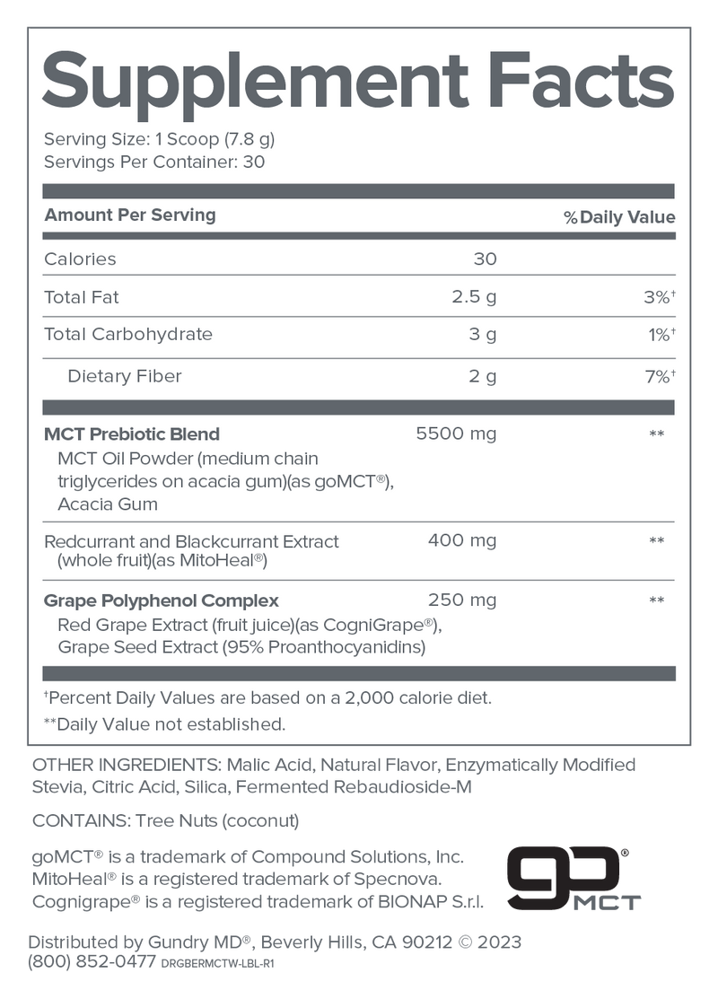 Gundry MD MCT Wellness