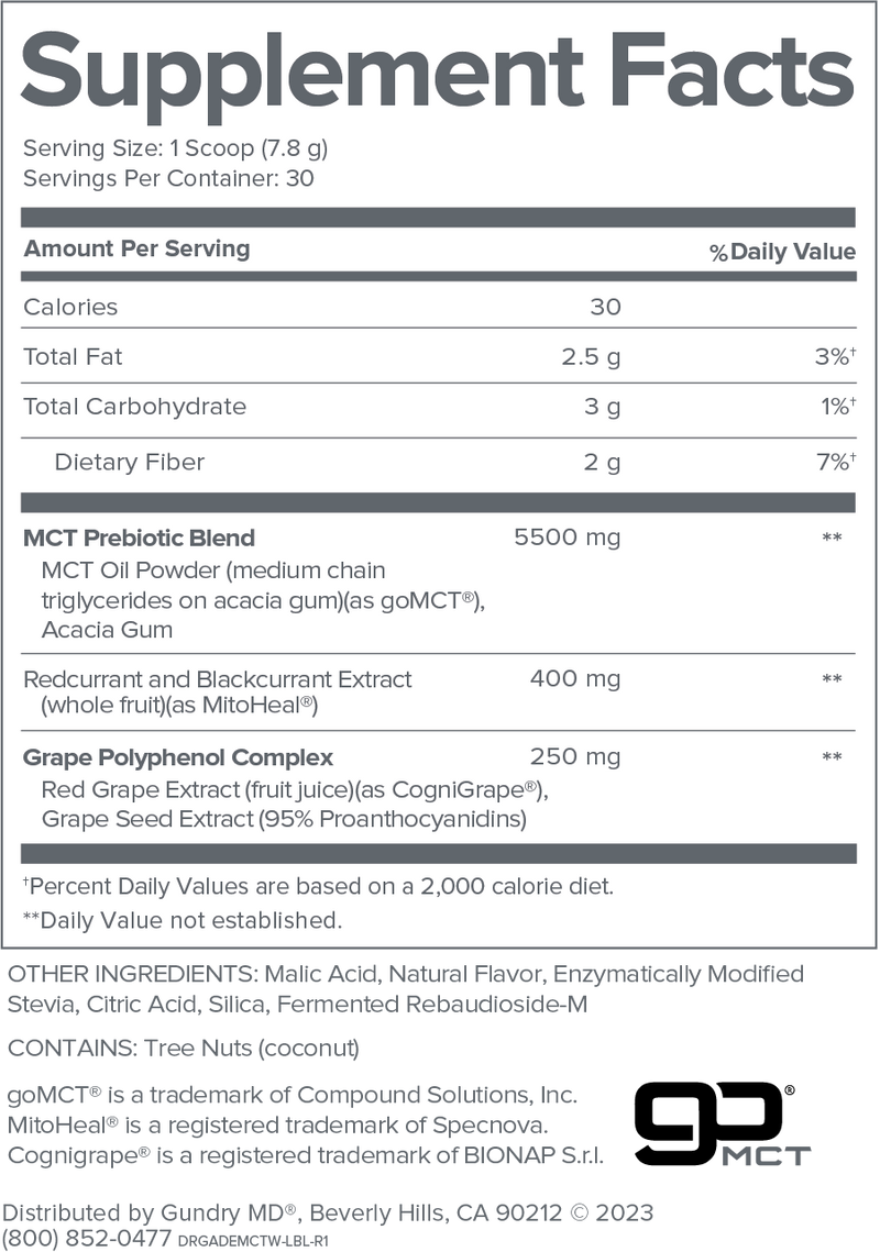 Gundry MD MCT Wellness